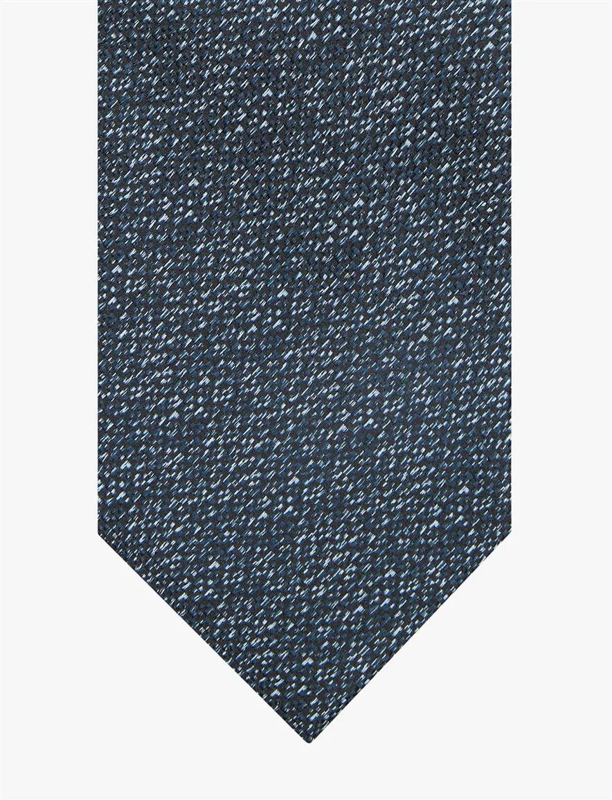 Profuomo Stropdas groen geprint patroon speckle
