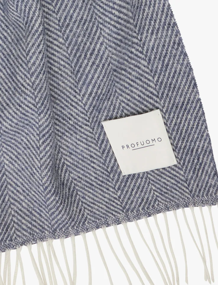 sjaal blauw Profuomo