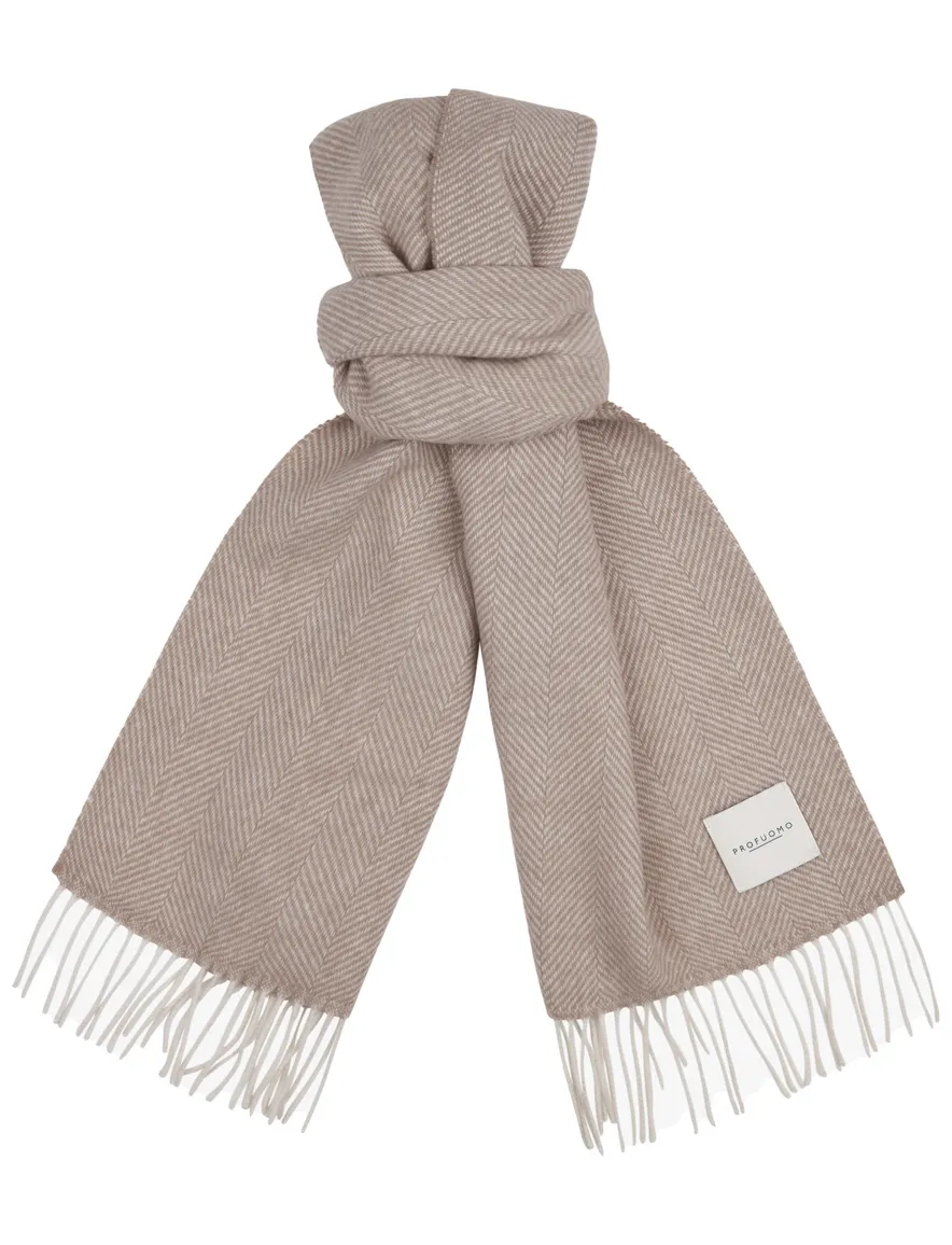 sjaal beige Profuomo