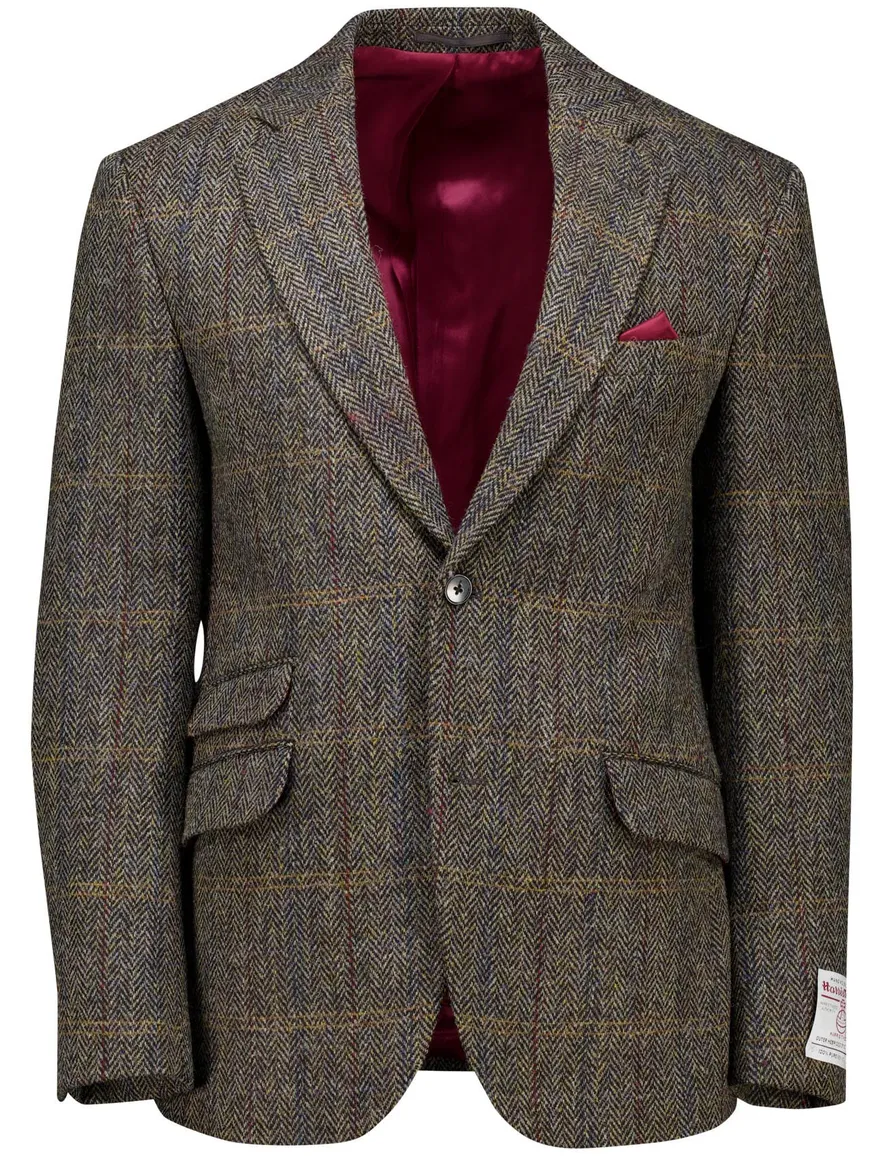 Wellington of Billmore colbert bruin geruit London wol