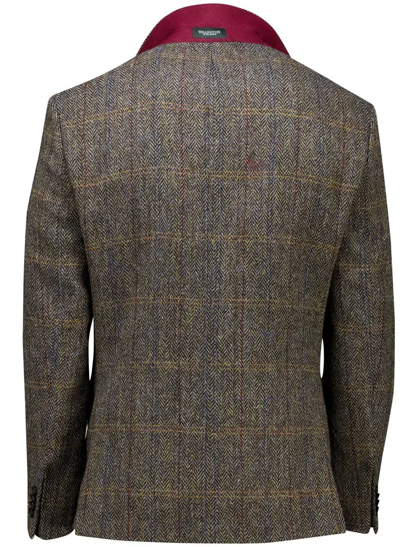 Wellington of Billmore colbert bruin geruit London multicolor