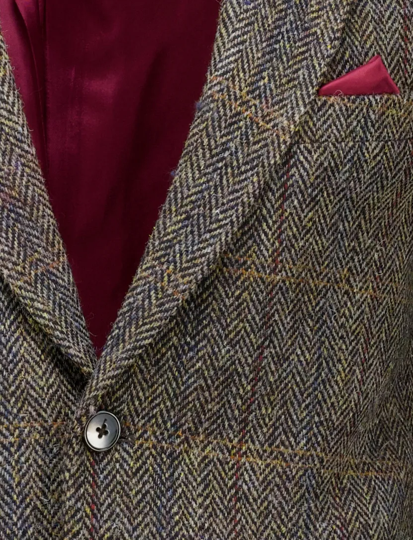 Wellington of Billmore colbert bruin geruit London multicolor