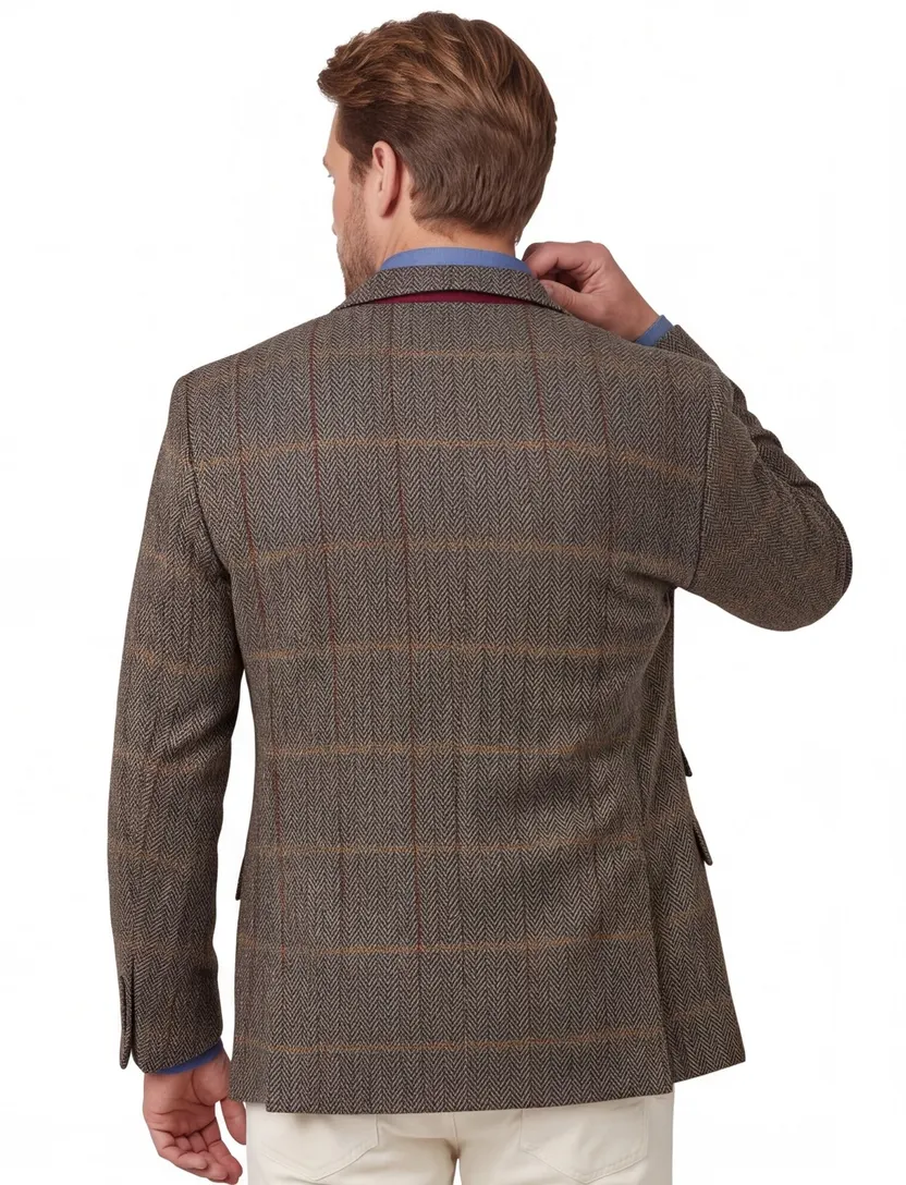 Wellington of Billmore colbert bruin geruit London multicolor