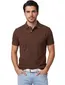 Polo Ralph Lauren polo bruin pique slim fit