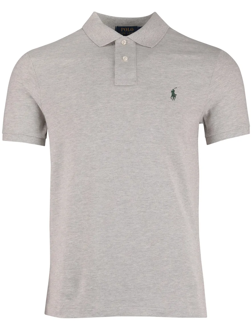 Polo Ralph Lauren polo grijs pique slim fit