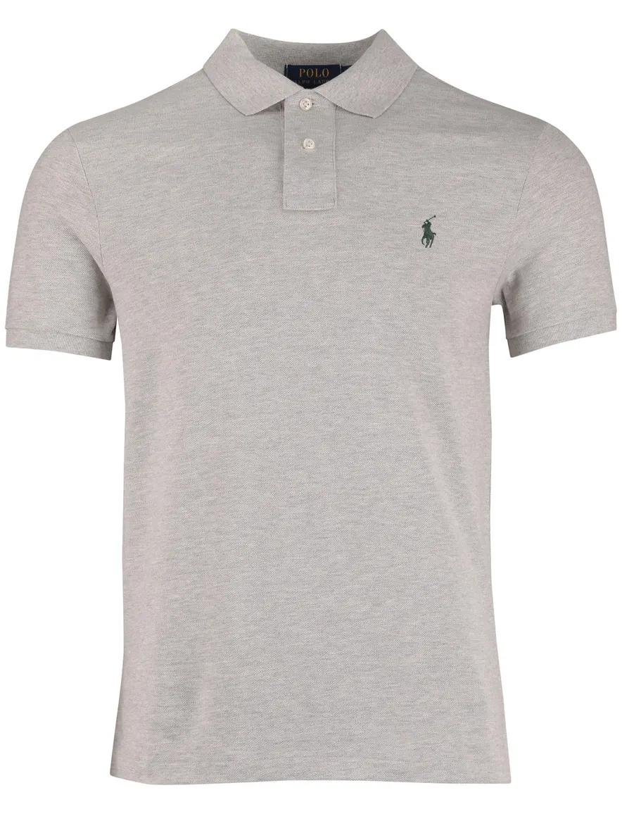 Polo Ralph Lauren polo grijs pique slim fit