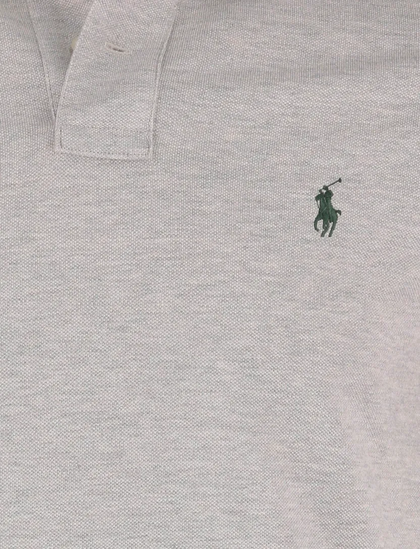 Slim fit Polo Ralph Lauren polo grijs pique