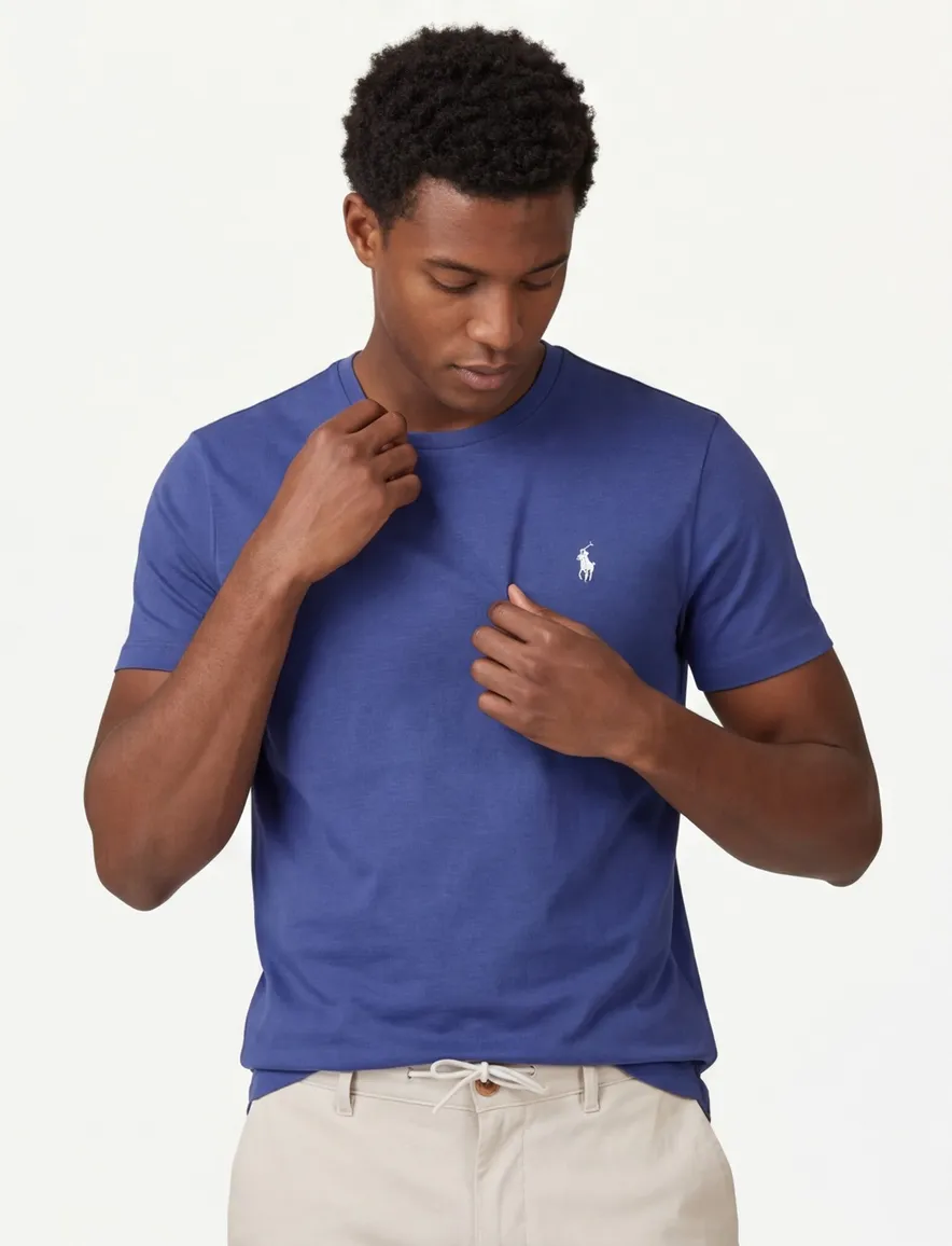 Polo Ralph Lauren Classic t-shirt middenblauw