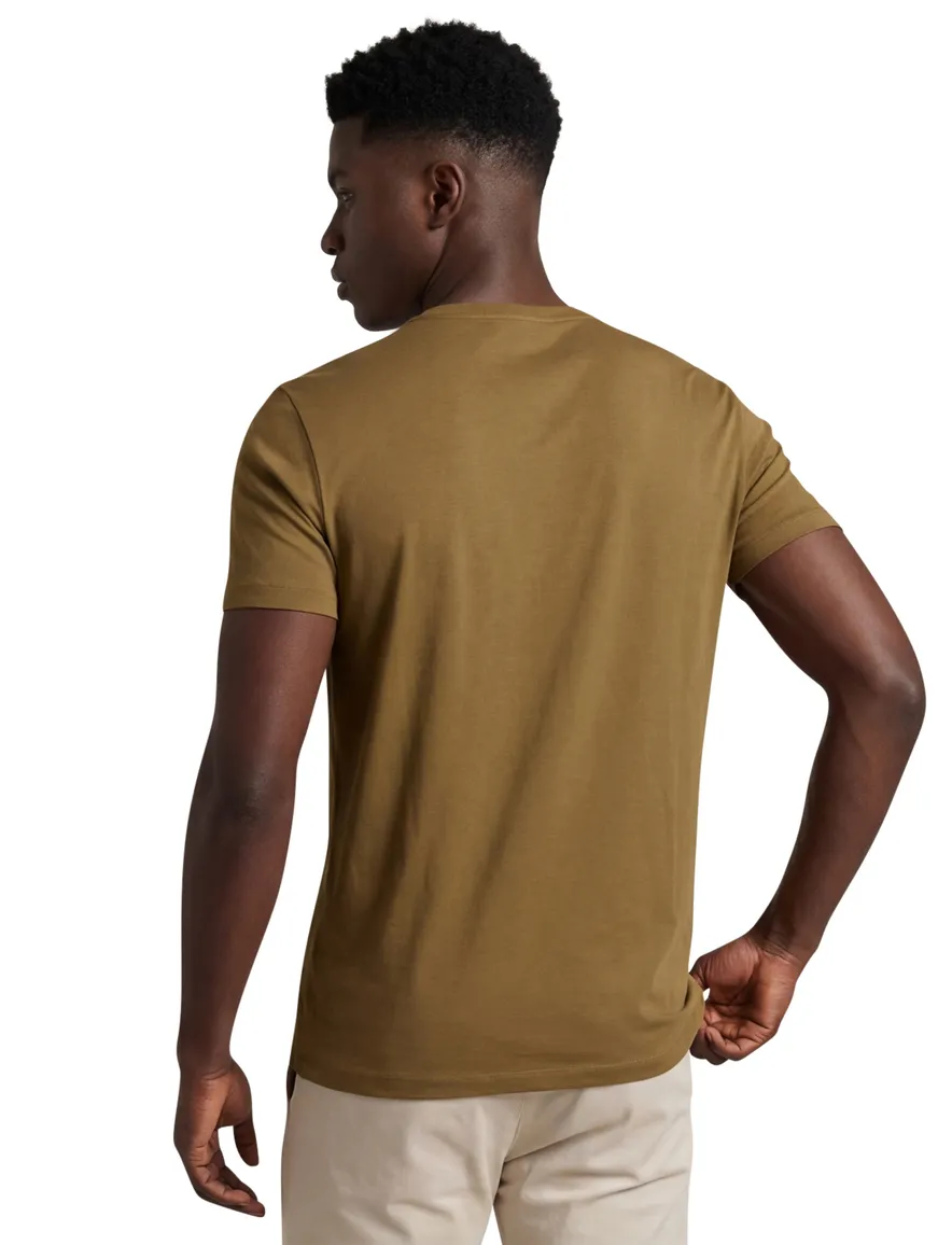 Polo Ralph Lauren t-shirt korte mouw mosterd
