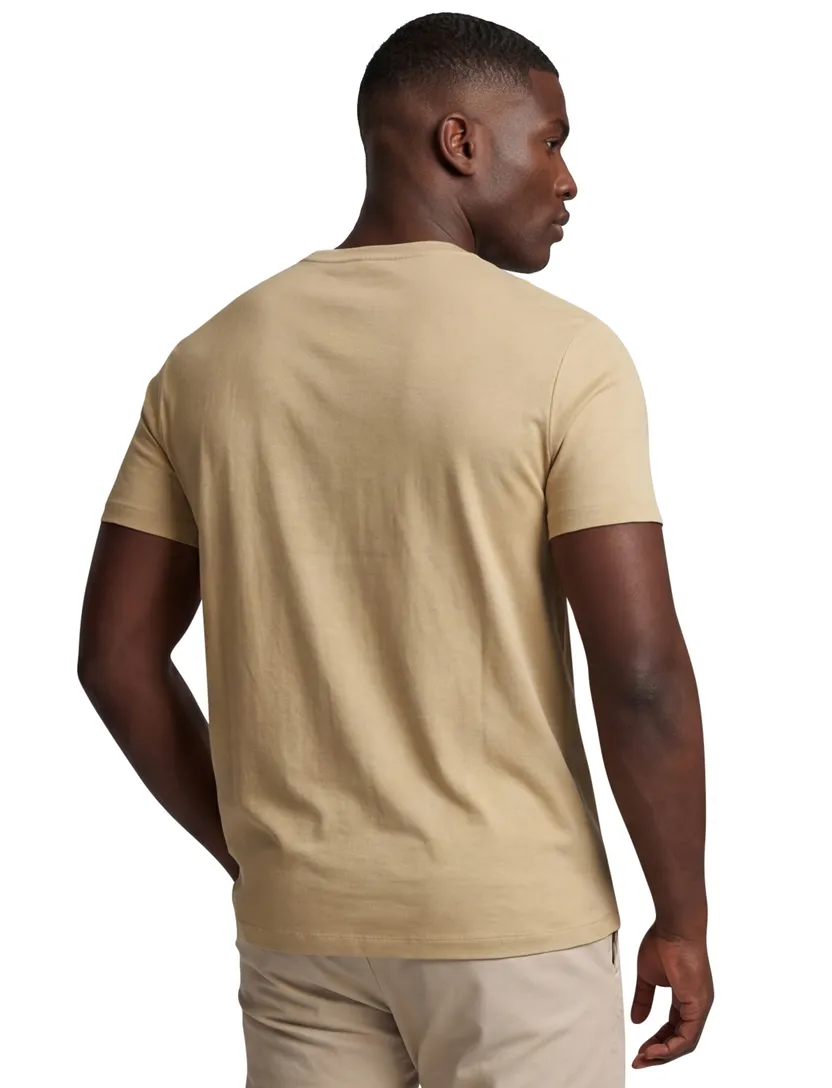 Polo ralph lauren t-shirt effen beige