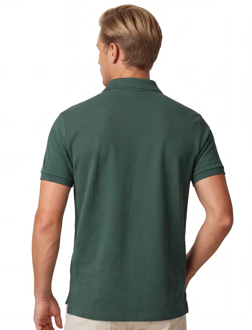Custom slim fit Polo Ralph Lauren polo groen