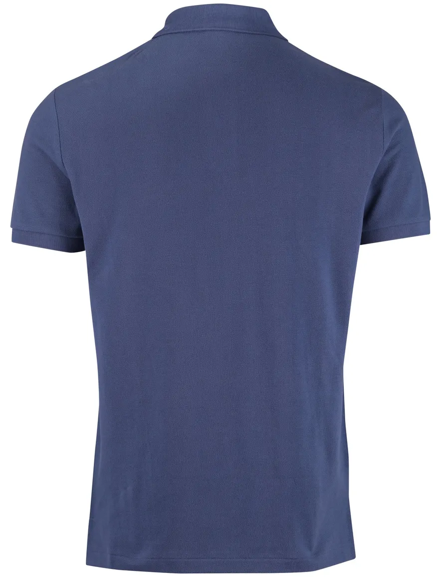 Polo Ralph Lauren custom slim fit polo blauw pique