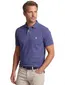 Polo Ralph Lauren custom slim fit polo blauw katoen