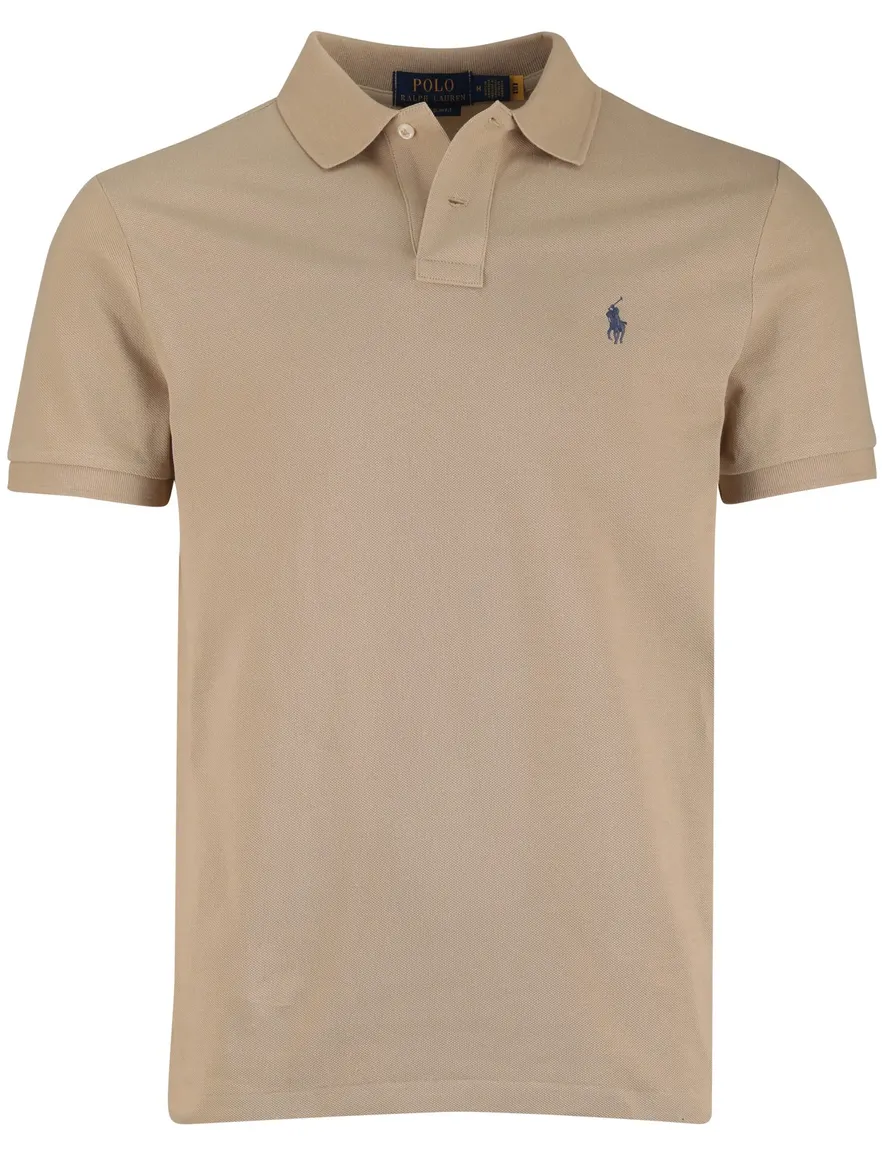 Polo Ralph Lauren custom slim fit polo beige pique