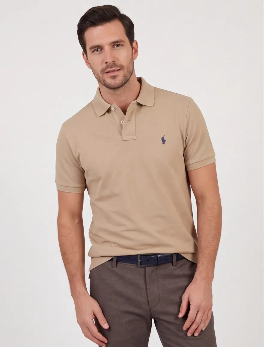 Polo Ralph Lauren custom slim fit pique polo