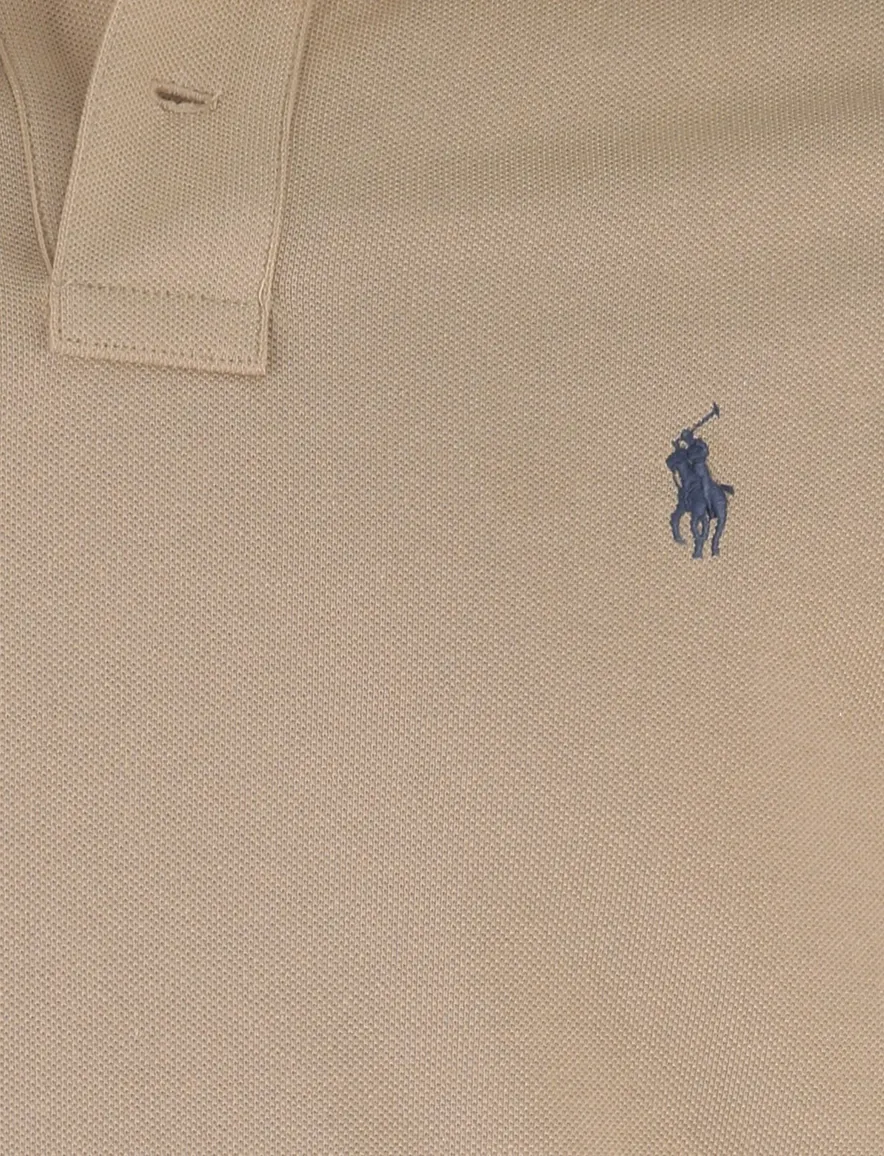 Polo Ralph Lauren custom slim fit polo beige pique
