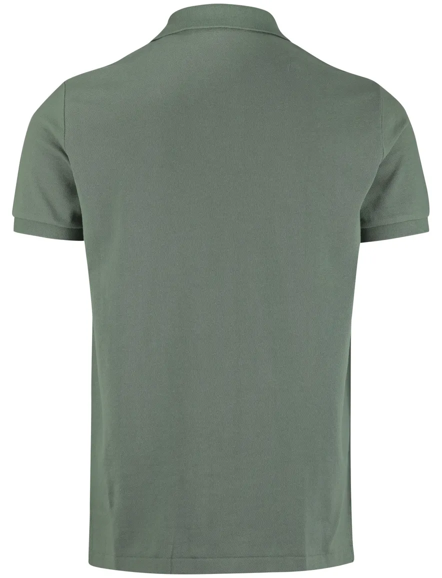 Polo Ralph Lauren custom slim fit polo groen pique