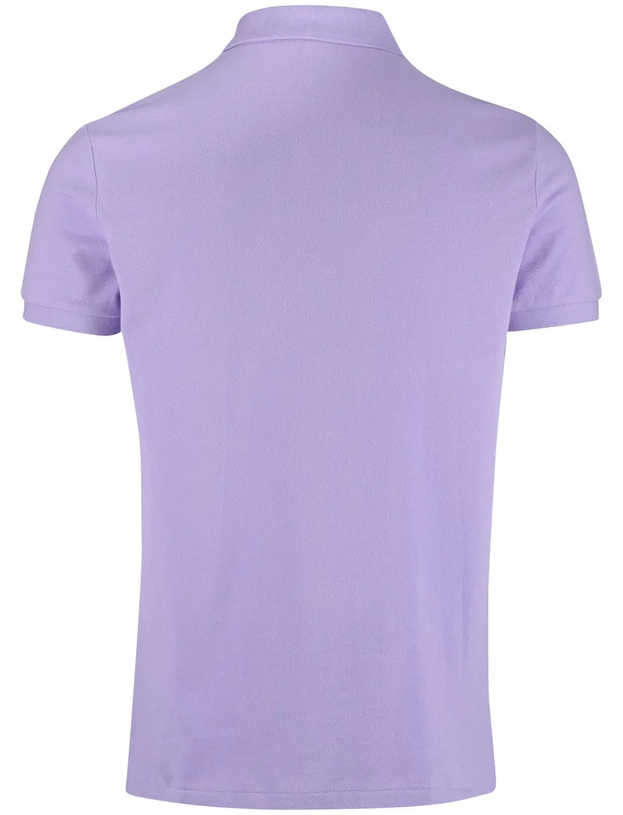 Polo Ralph Lauren custom slim fit polo paars katoen