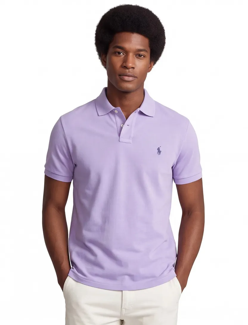 Custom slim fit Polo Ralph Lauren polo paars