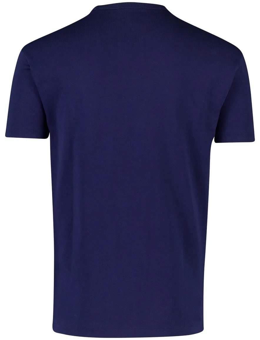 T-shirt Polo Ralph Lauren donkerblauw katoen