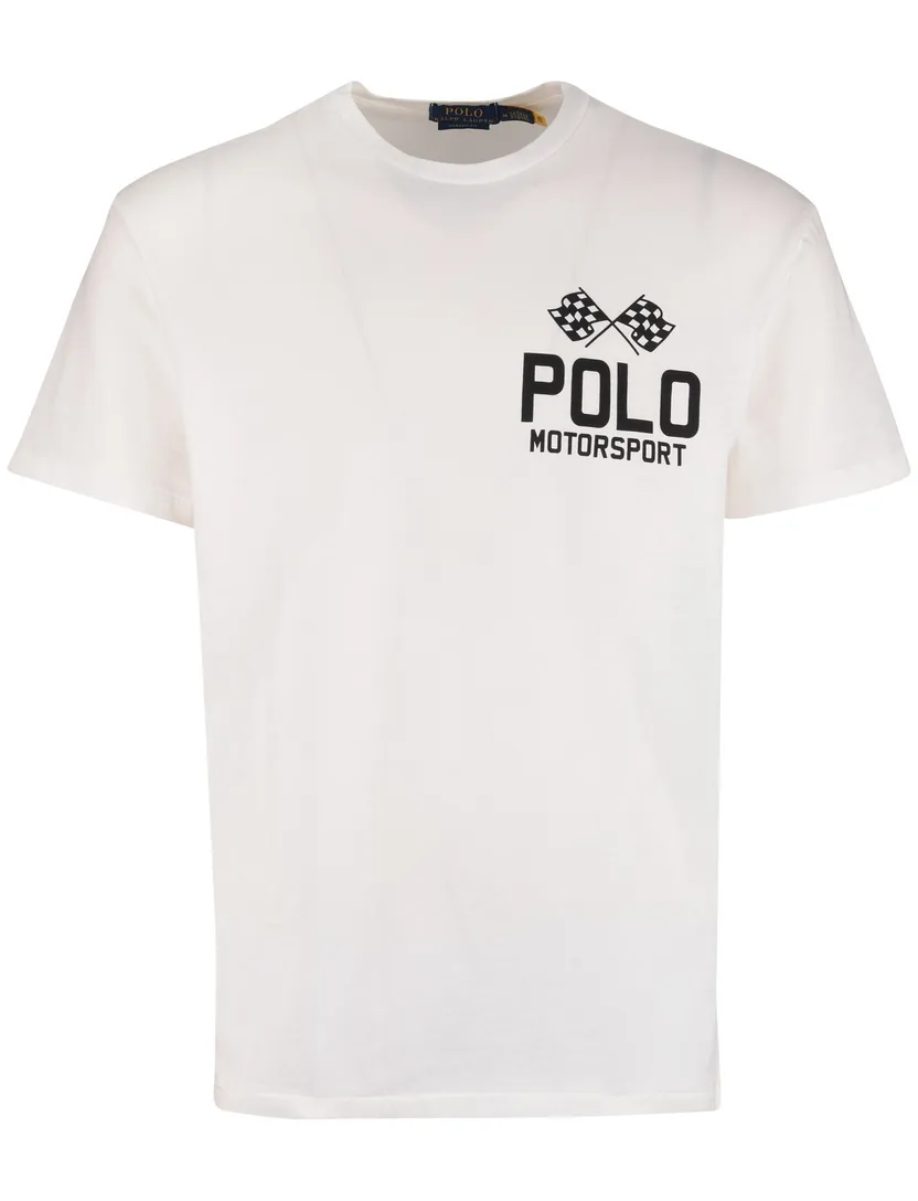 Polo Ralph Lauren wit t-shirt print normale fit