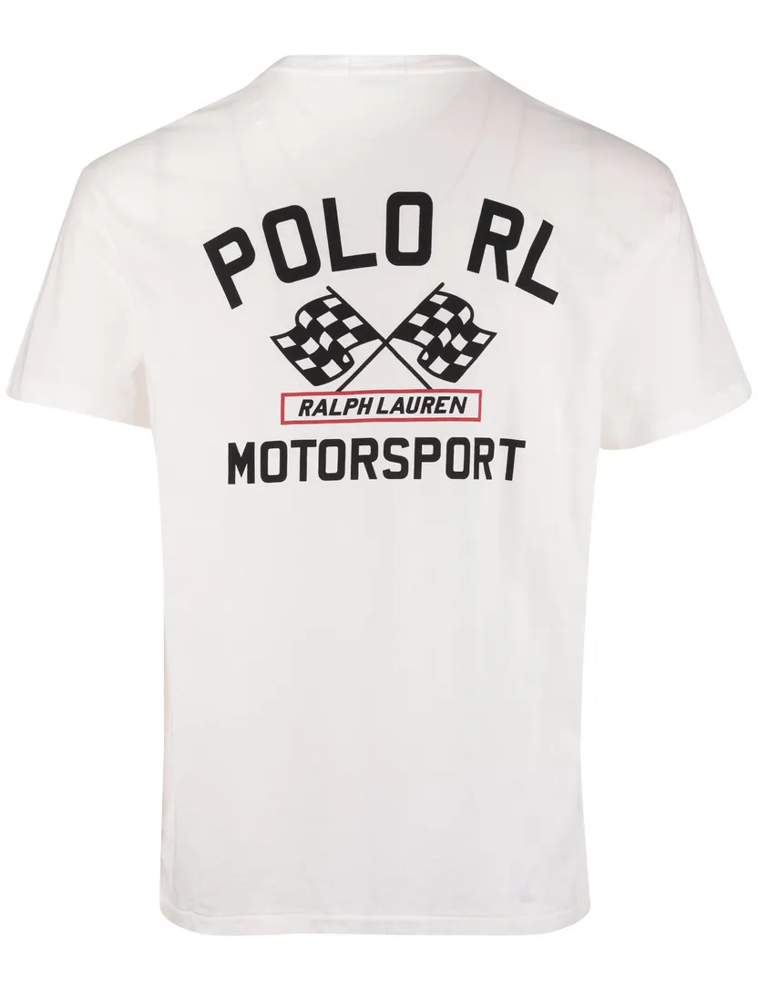 Polo Ralph Lauren wit t-shirt print normale fit
