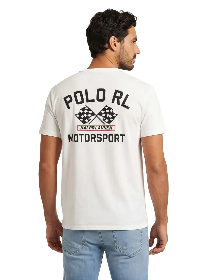Polo Ralph Lauren wit t-shirt print normale fit