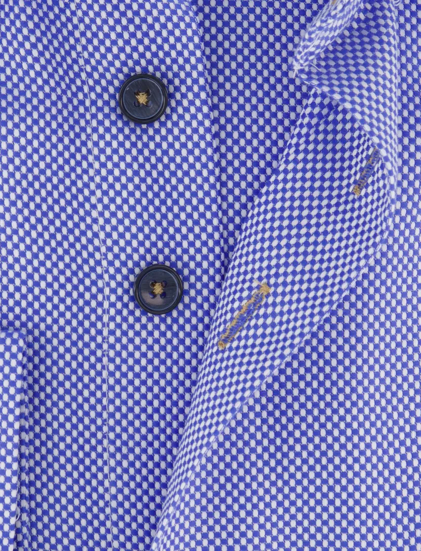 Casual overhemd Portofino Regular Fit blauw button-down boord