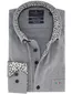 Casual overhemd Portofino Regular Fit grijs katoen