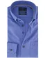 Portofino casual overhemd regular fit blauw