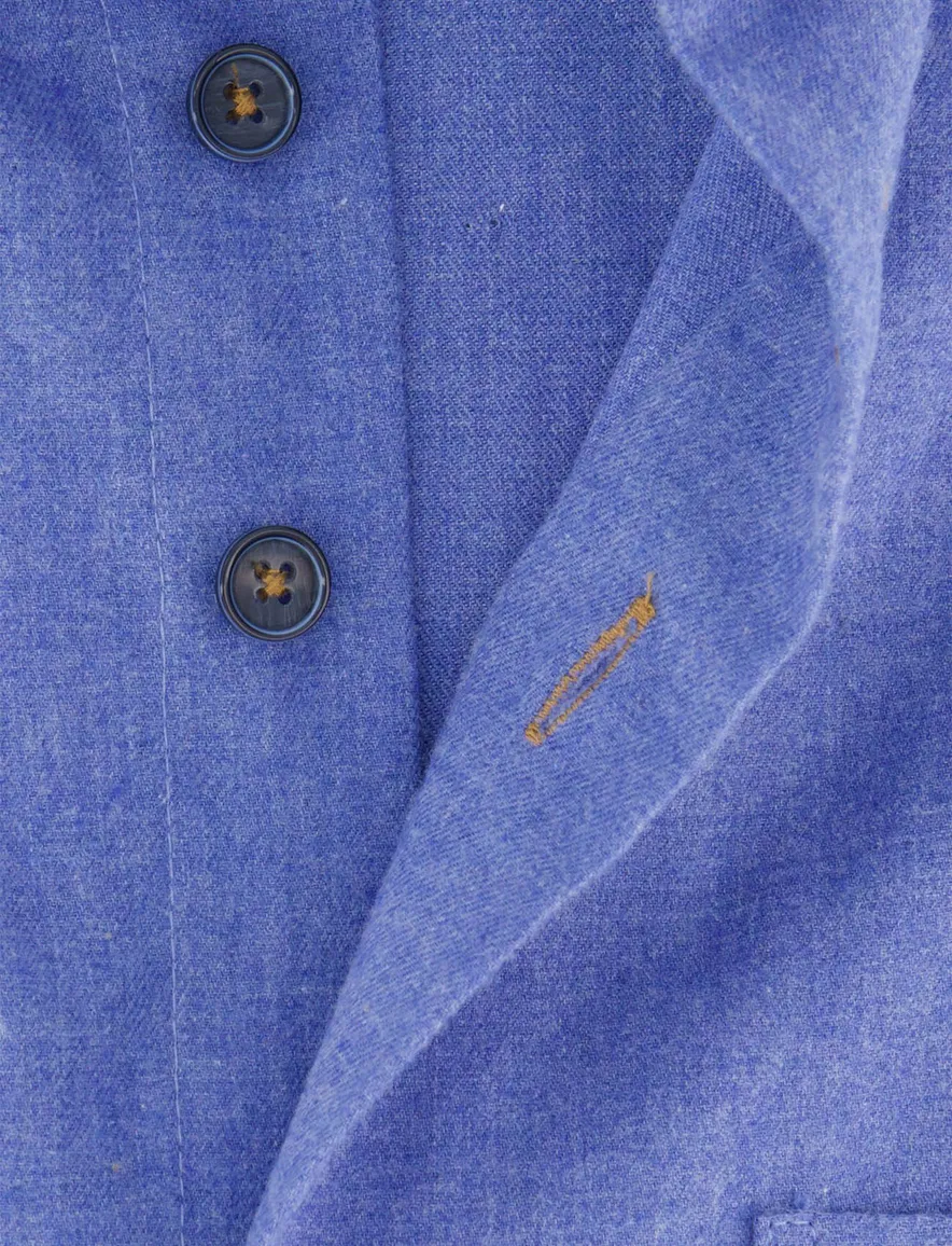 Portofino Regular Fit casual overhemd blauw