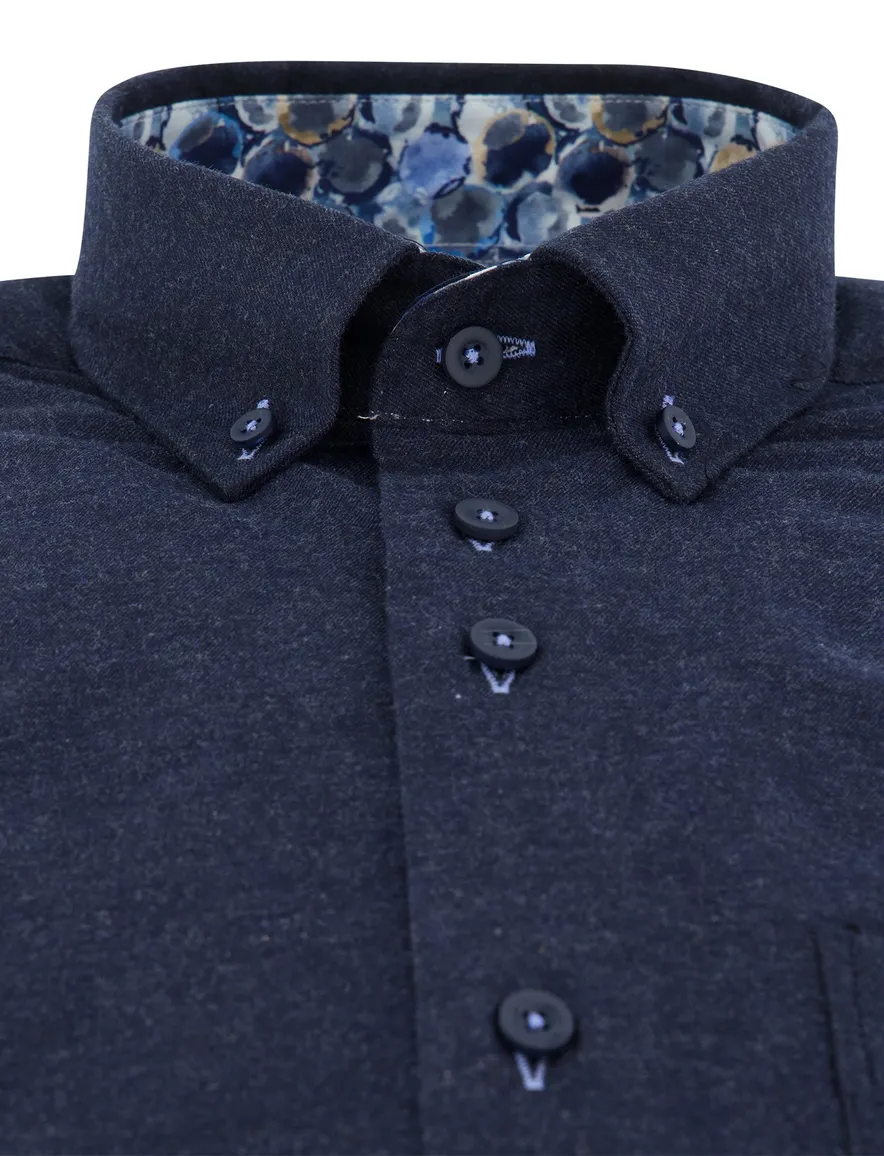 Portofino overhemd donkerblauw