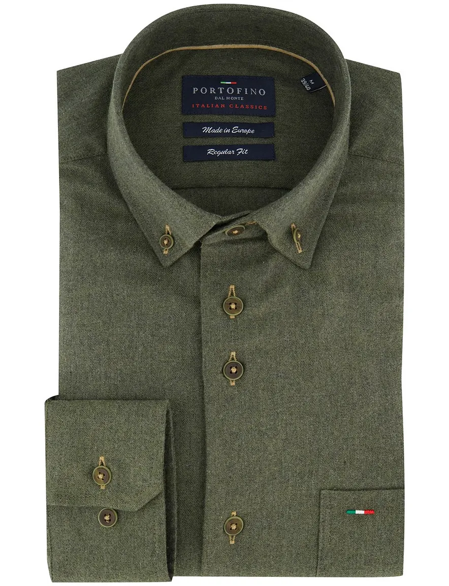 Portofino overhemd groen