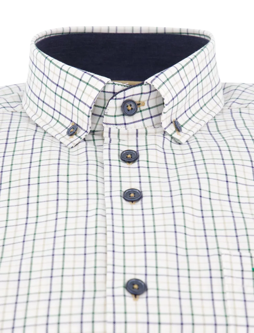 Casual overhemd Portofino Regular Fit wit button-down boord
