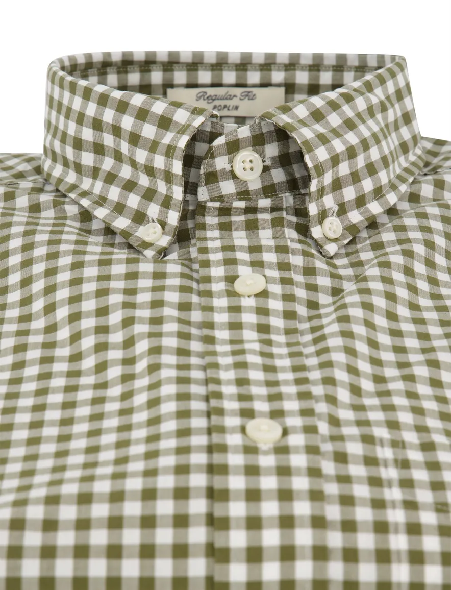 casual overhemd groen Gant Regular Fit
