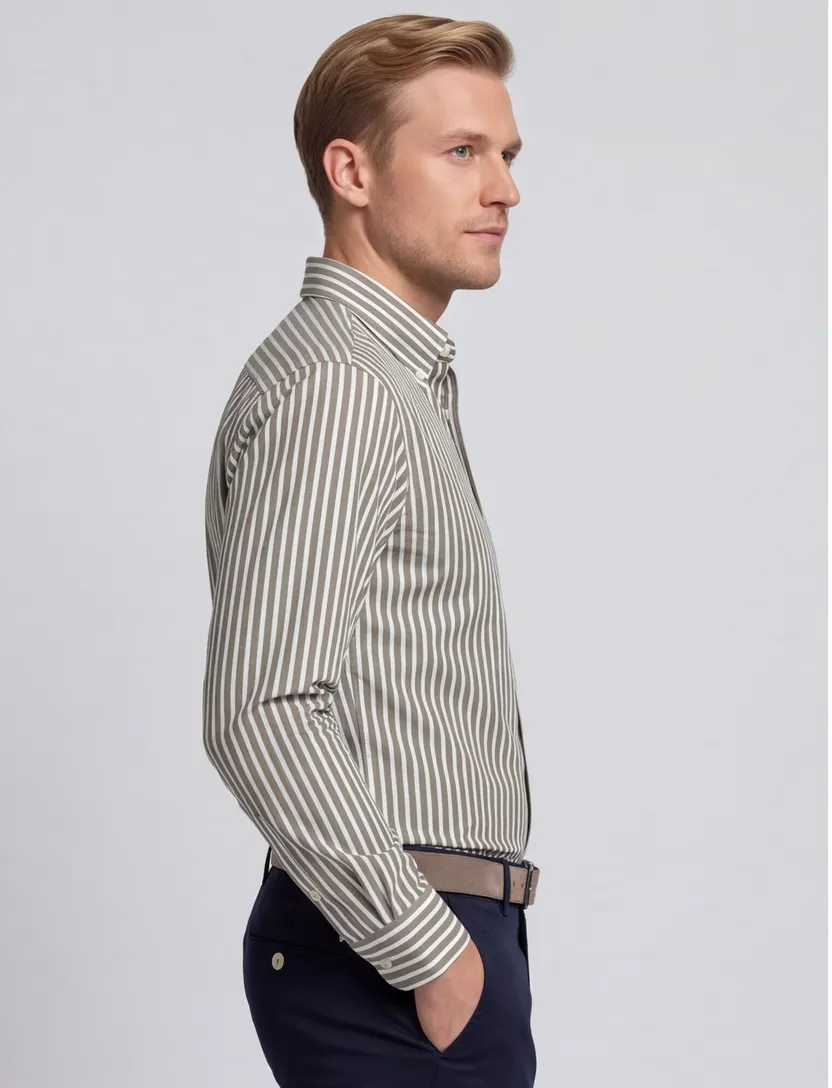 casual overhemd Gant Regular Fit groen