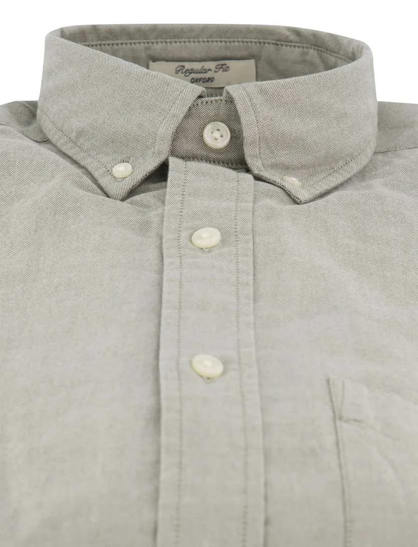casual overhemd Gant Regular Fit effen groen
