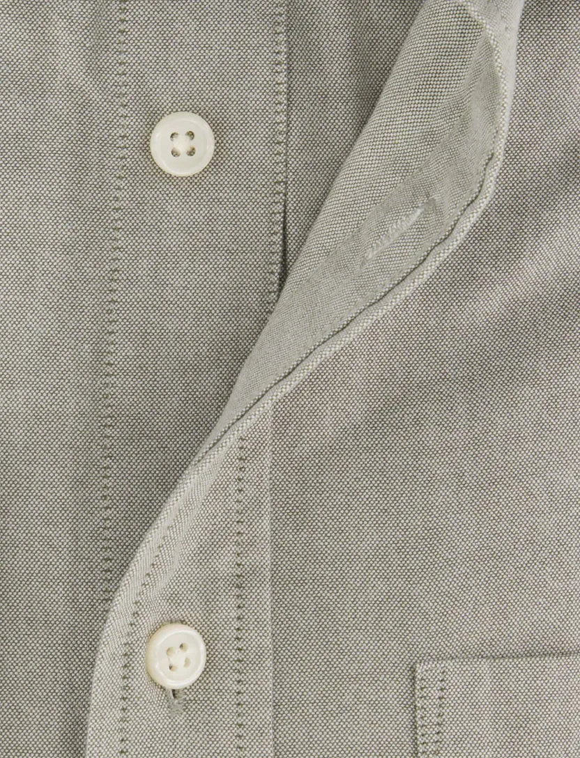 casual overhemd Gant Regular Fit effen groen