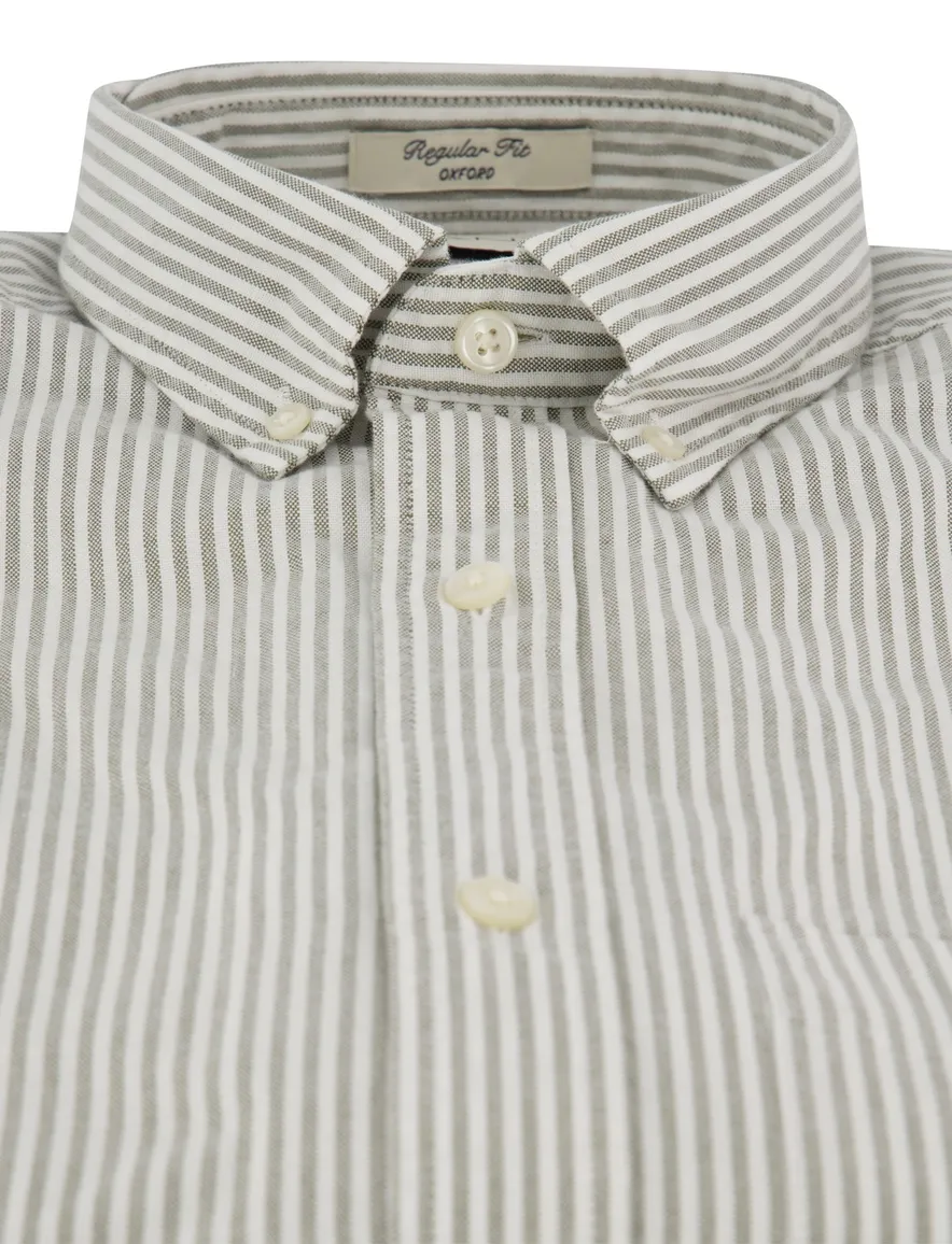 casual overhemd groen Gant Regular Fit