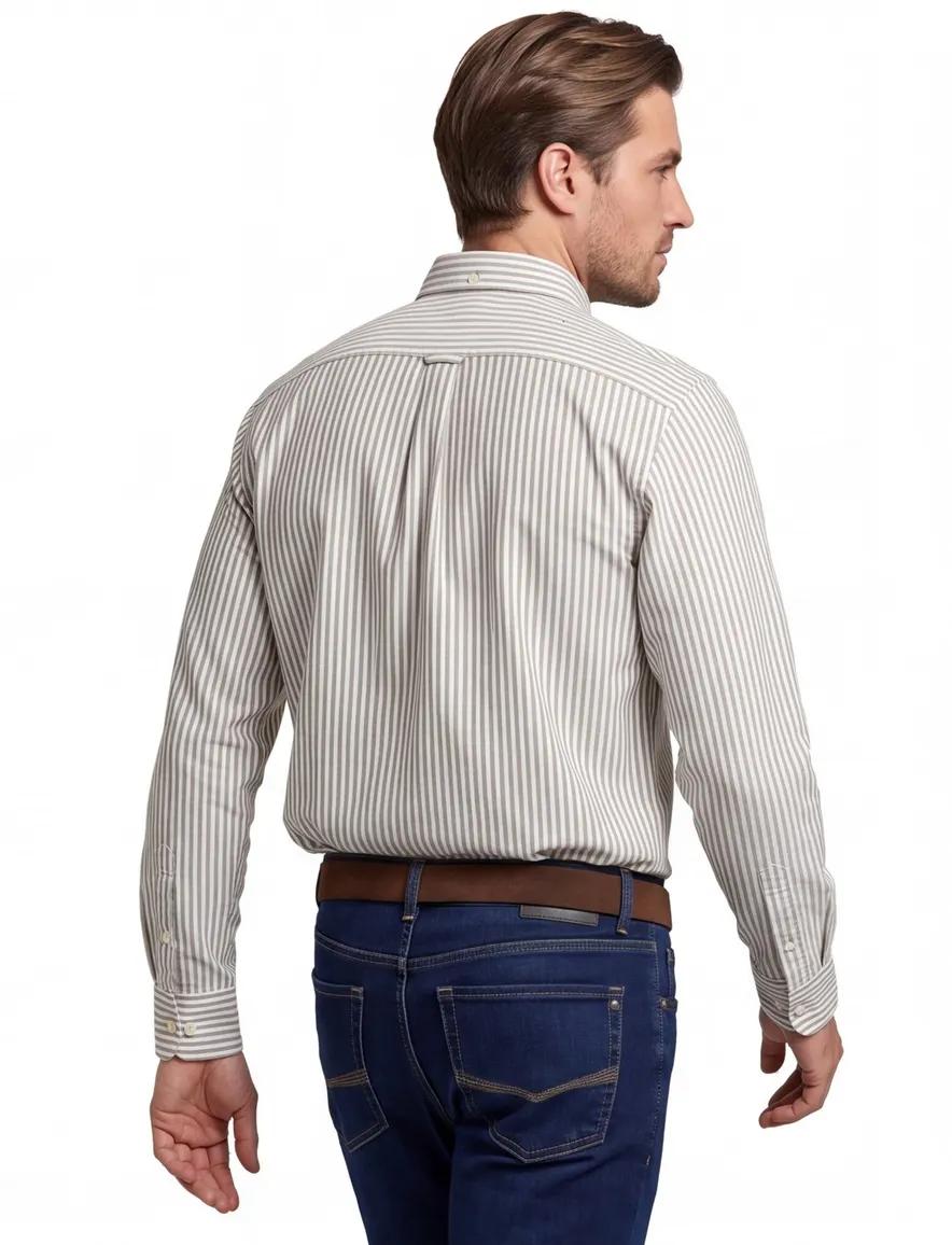 casual overhemd groen Gant Regular Fit