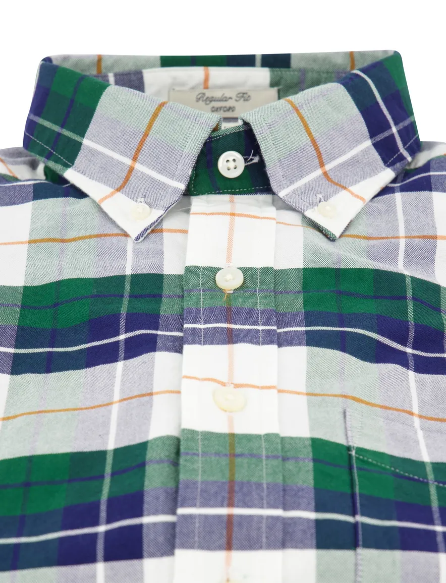 casual overhemd groen Gant Regular Fit