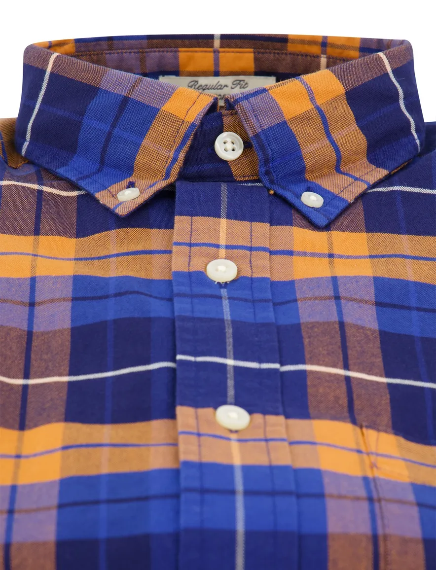 casual overhemd oranje Gant Regular Fit