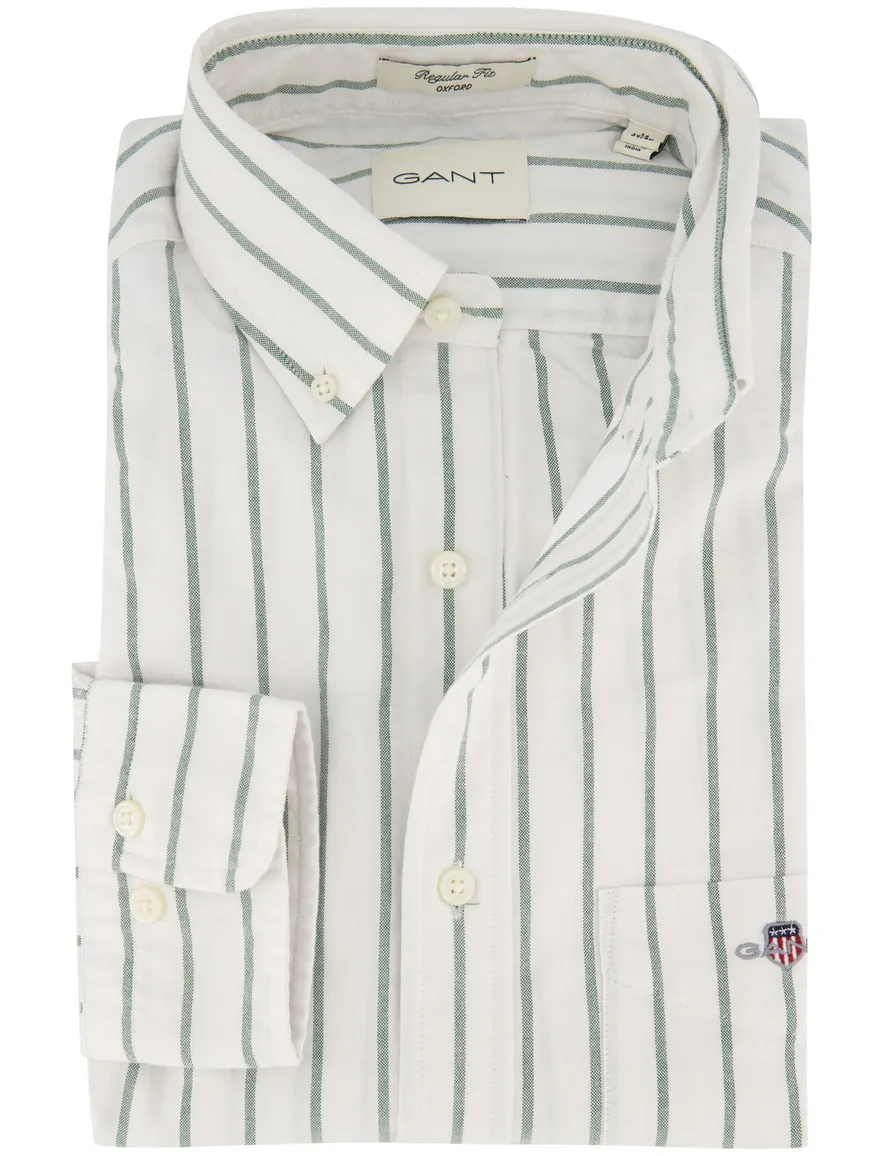 casual overhemd groen Gant