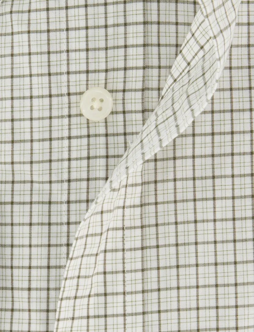 Casual overhemd Gant Regular Fit groen button-down boord