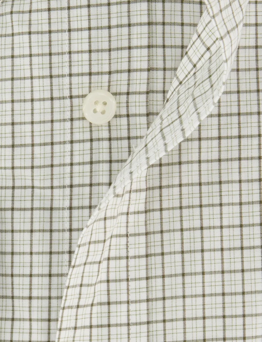 Gant Regular Fit casual overhemd groen katoen