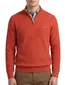 Gant half zip trui 100% katoen oranje