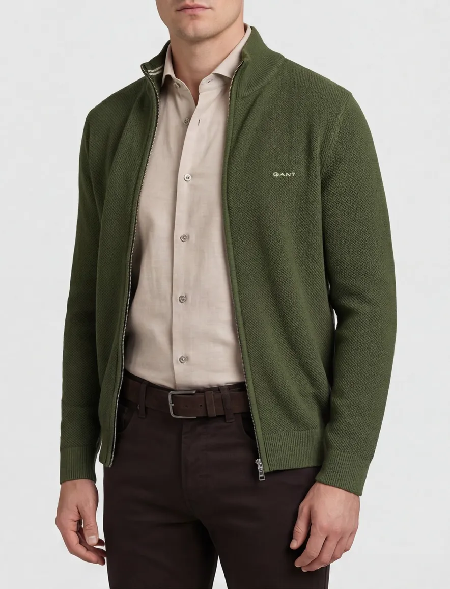 vest groen Gant