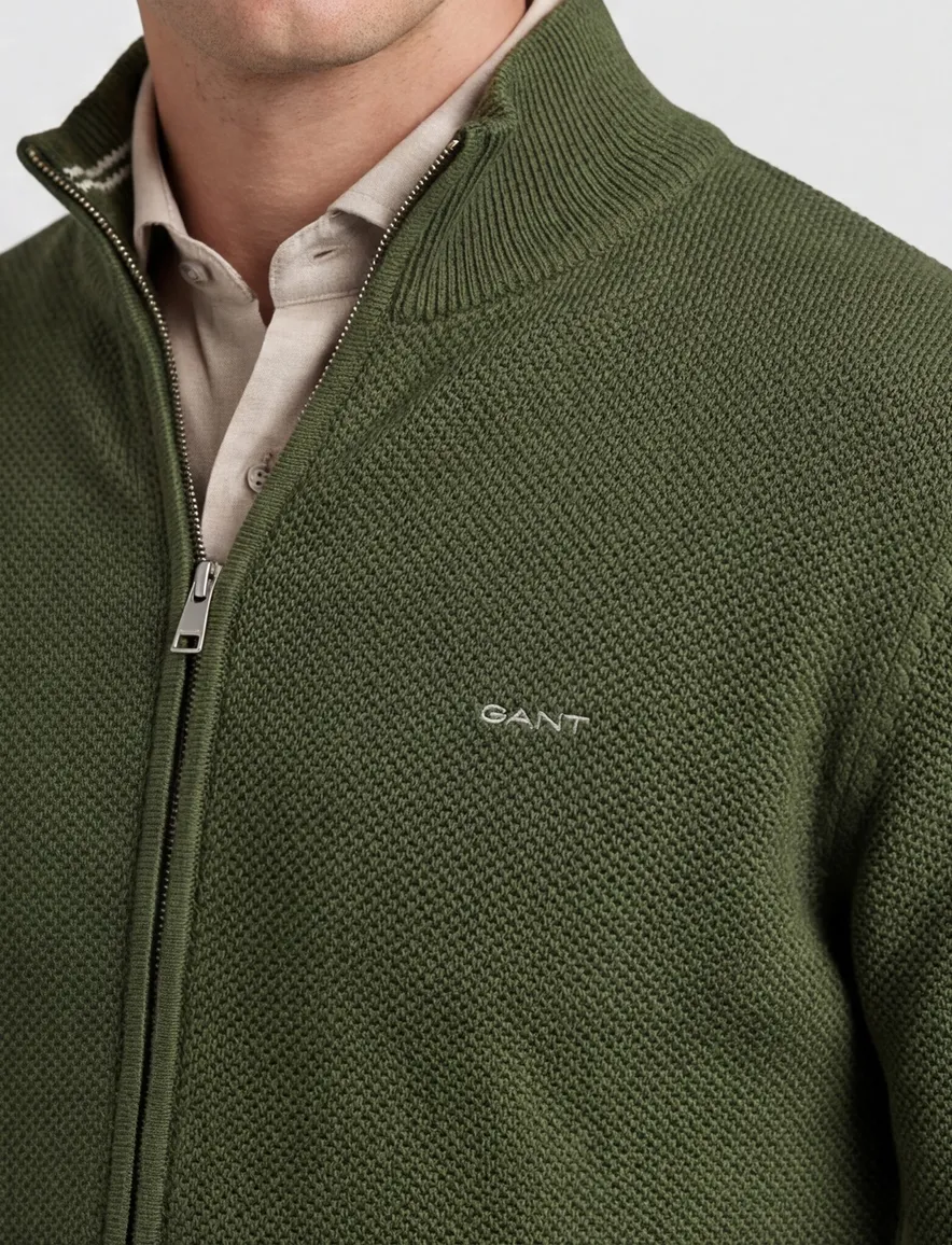 vest groen Gant