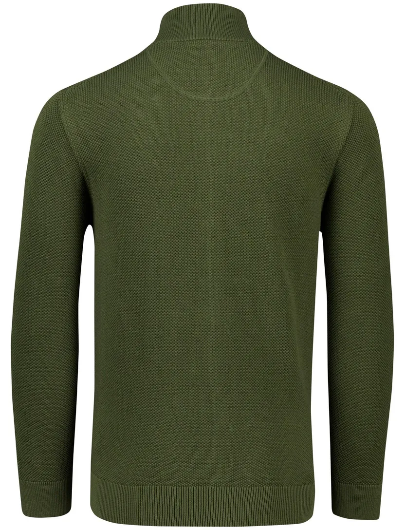 vest Gant groen gebreid met rits