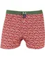 Mc Alson boxershort rood bloemen 100% katoen